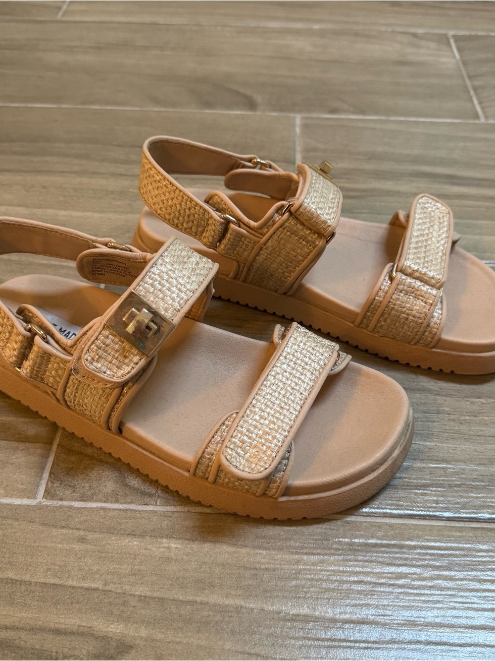 Steve Madden Raffia Sandals - Picture 4 of 6